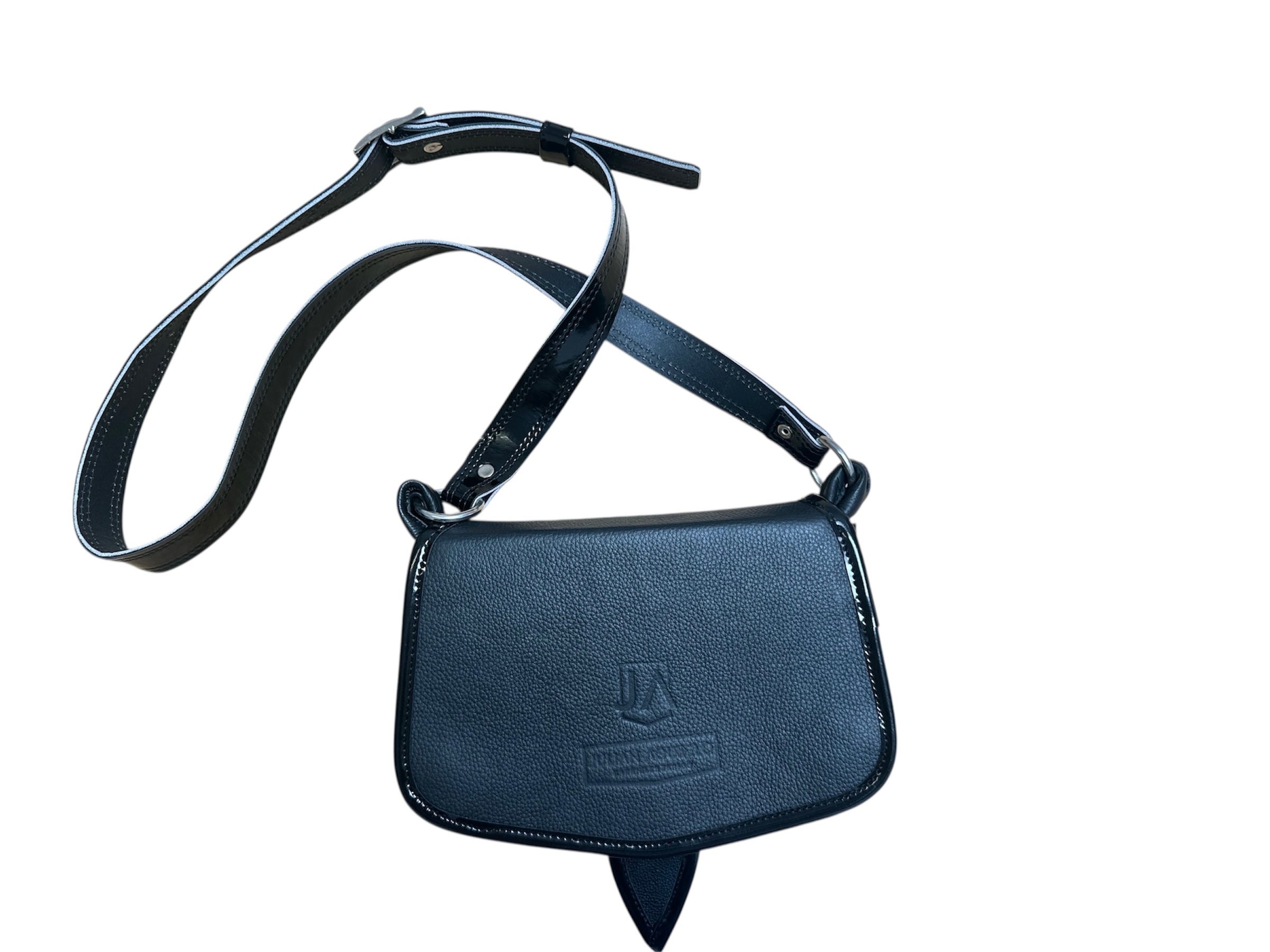 Animal print leather carriell crossbody purse. 