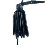 Animal print leather carriell crossbody purse. 