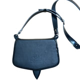 Animal print leather carriell crossbody purse. 