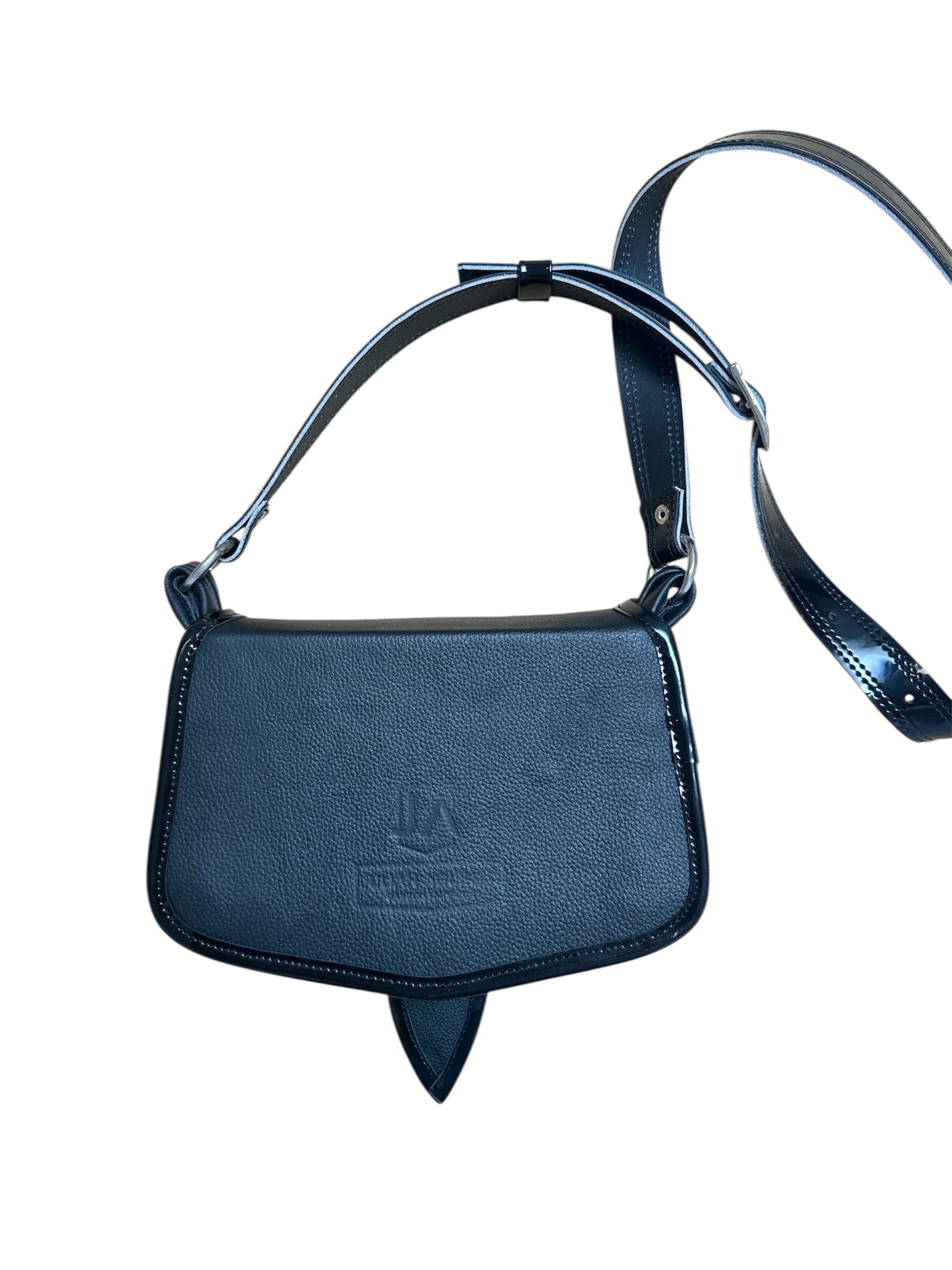 Animal print leather carriell crossbody purse. 