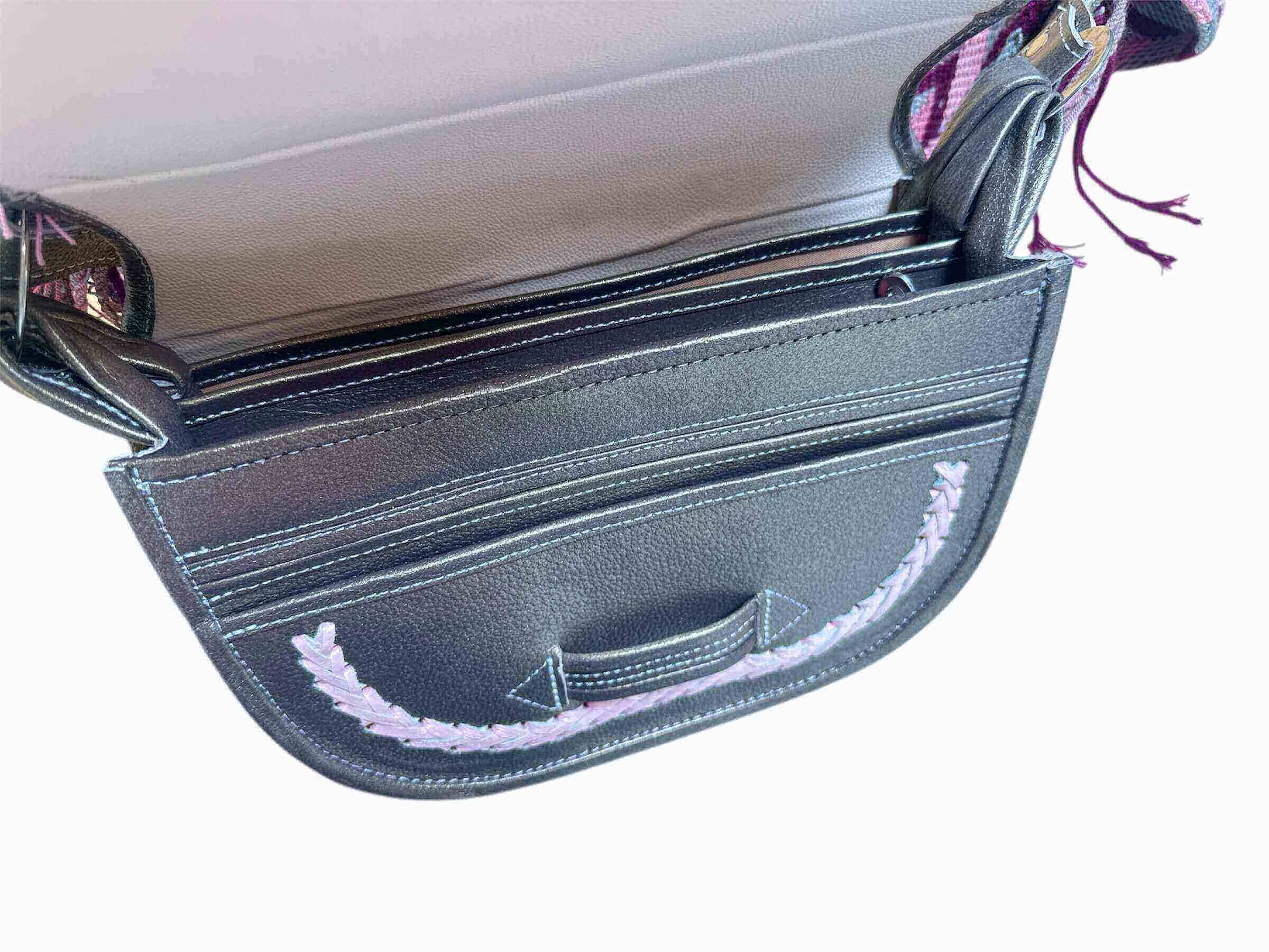 Wayuu inspired carriel crossbody bag. 