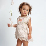 Butterfly Bubble Romper for Baby Girls