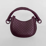 Burgundy Saddle Mini Shoulder Bag
