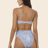 Zebra Line Blue Hella Cool Bottom