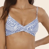 Zebra Line Blue Axell Top