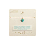 Image of a gold chain bracelet with a turquoise stone on it.The purpose of the image is to highlight the bracelet because it is on sale at EVAMAIA boutique in Studio City, CA.
