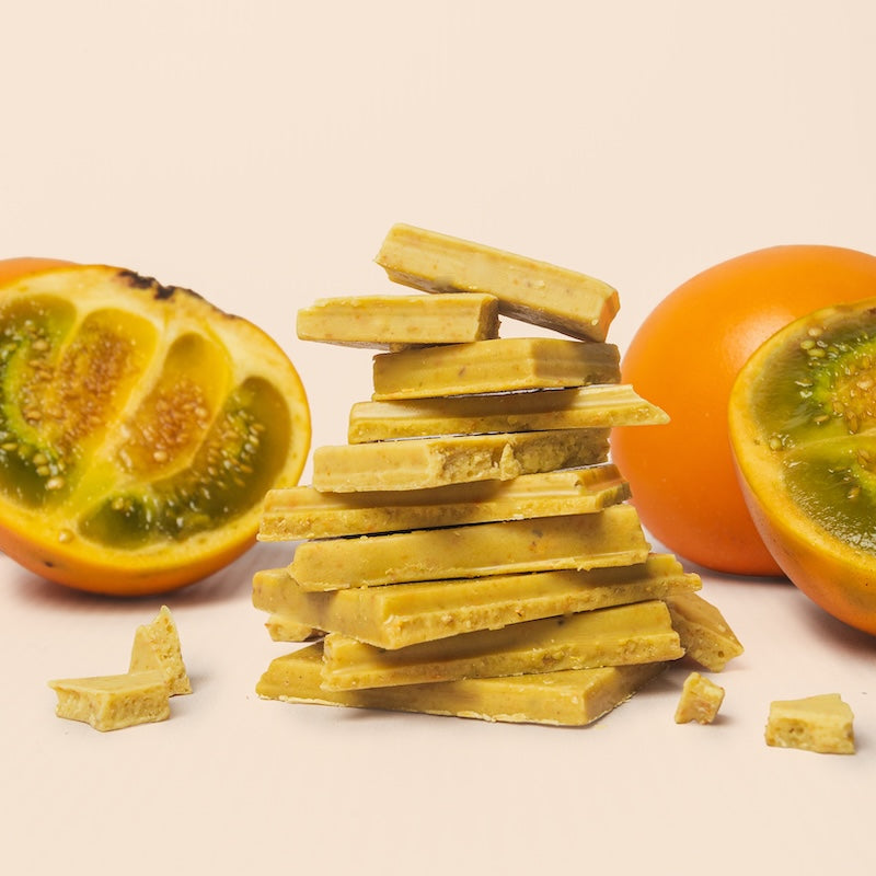 Lulada 37% White Chocolate Bar with Lulo Fruit