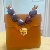 Vegan Lemara Handbag with Detachable Strap
