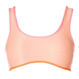 Peach Coral Bikini Top