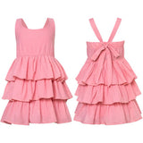 Pink Plumetti Dress for Girls Pepita Me