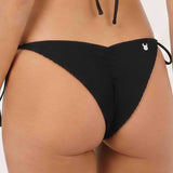 Textured Dolly Bikini Bottom | Cheeky Coverage