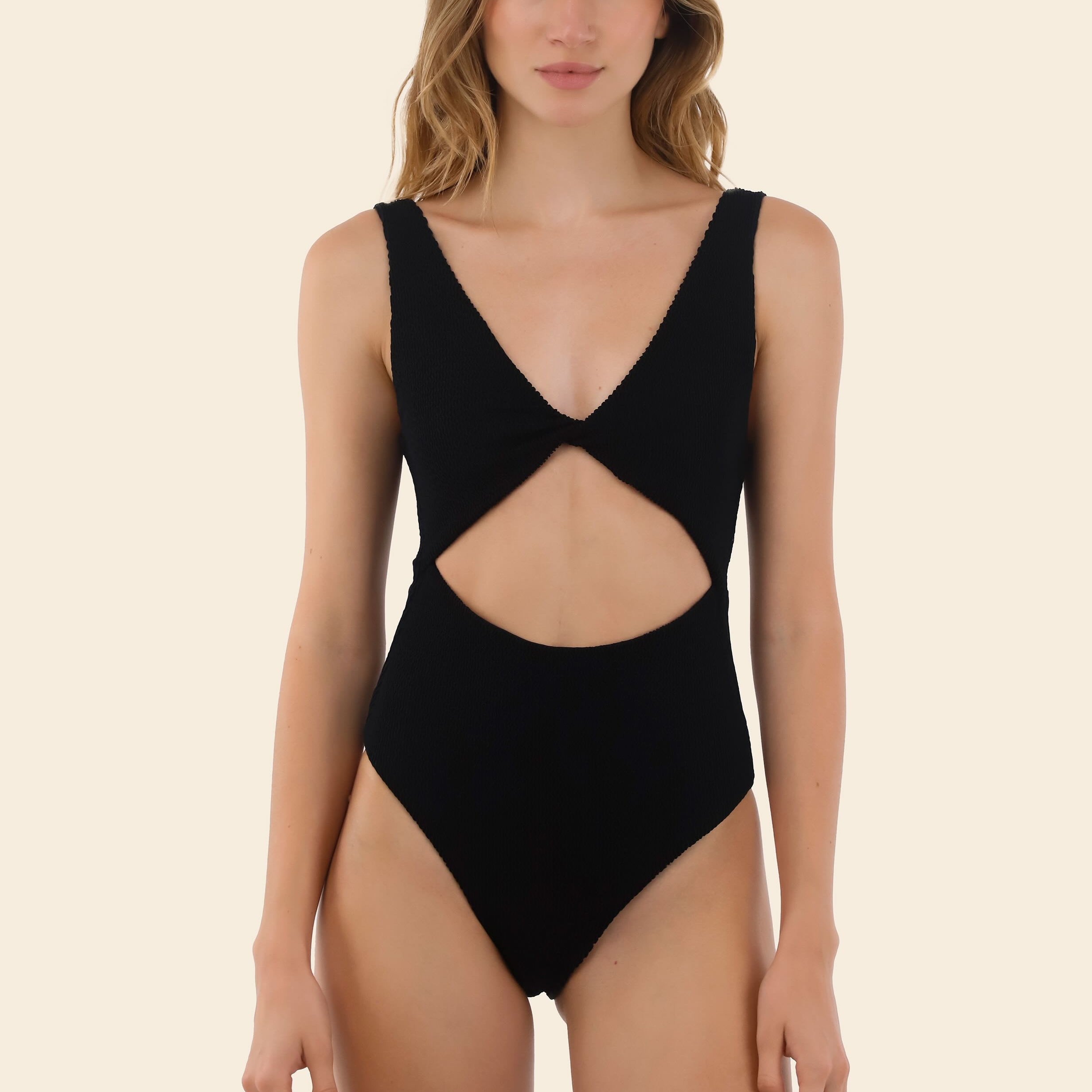 Maillot de bain une pièce gaufré texturé Twix