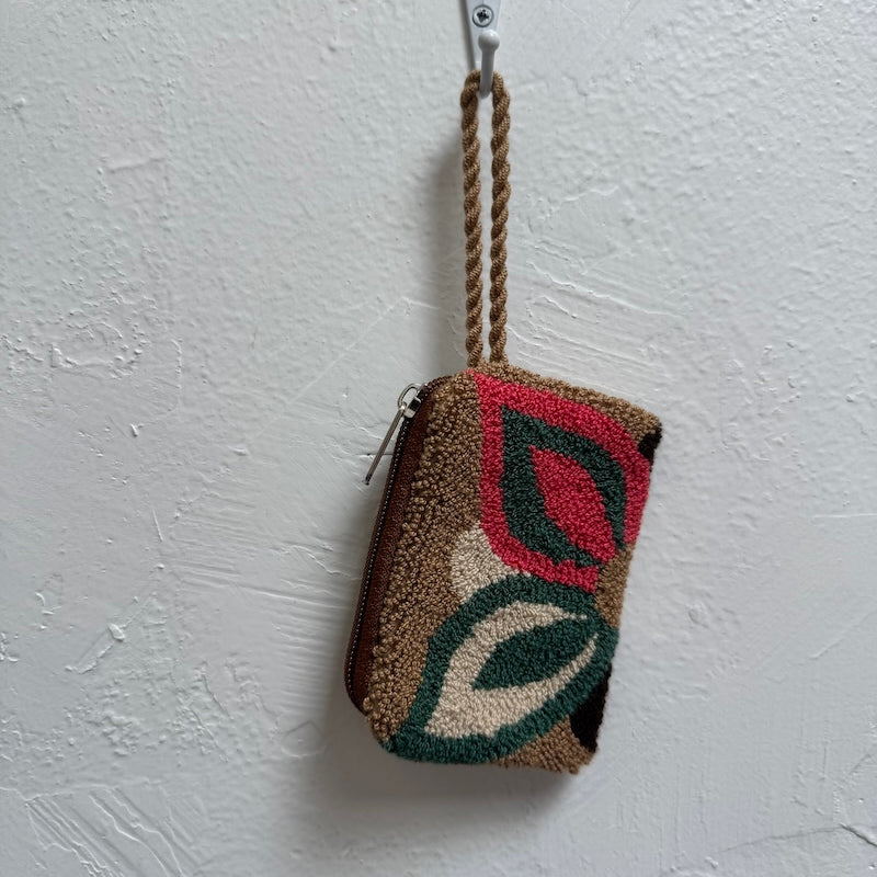 Mini Eye and Flower Wayuu Coin Pouches