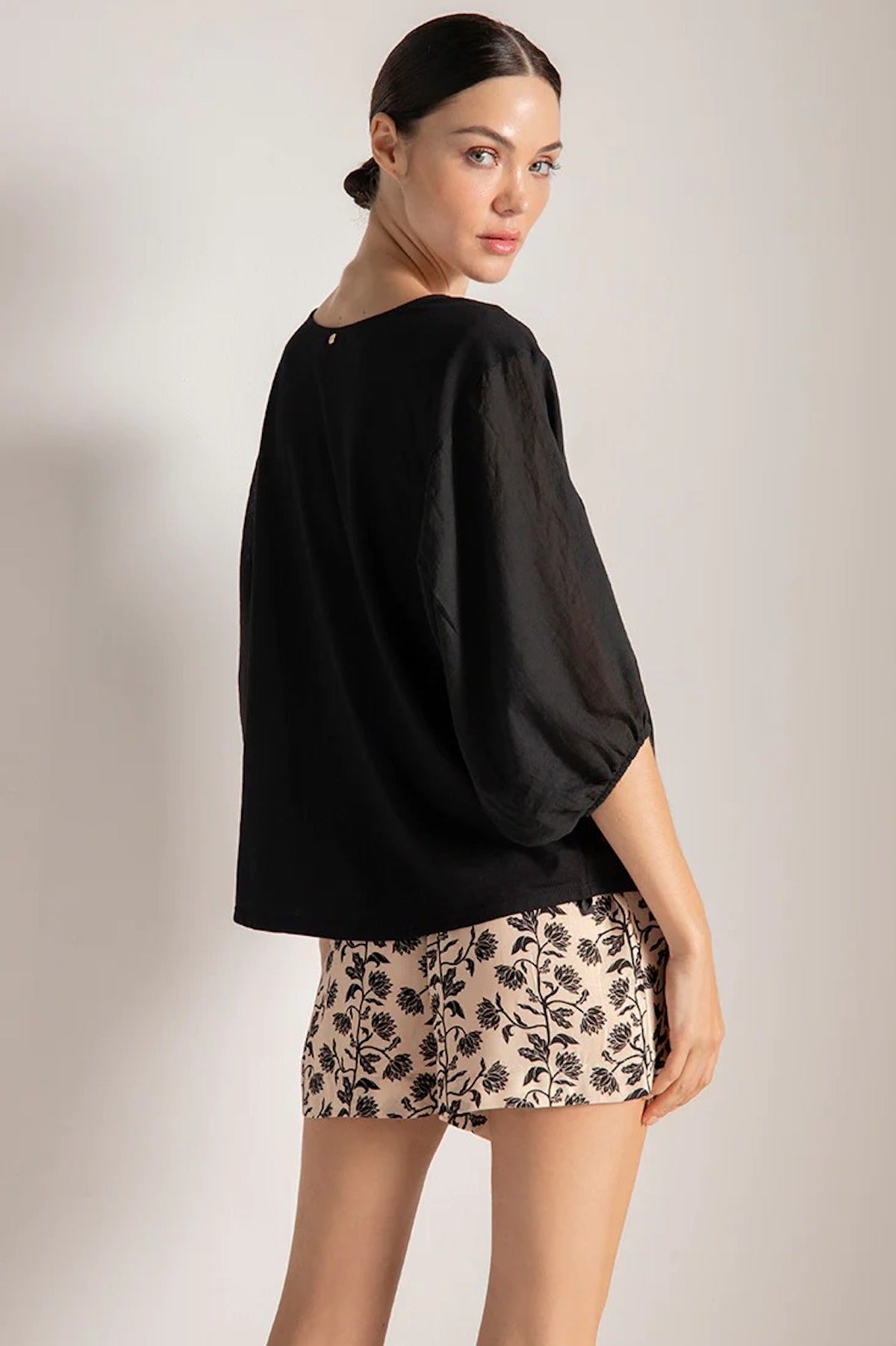3/4 Sleeved Blouse - EVAMAIA