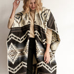 Women modeling the front of Arizona Poncho 