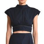 Bea Blouse in Black - EVAMAIA