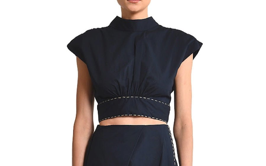 Bea Blouse in Black - EVAMAIA