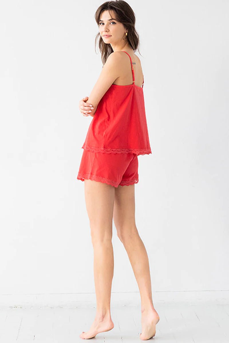 Birdies Short Set in Pima Cotton - EVAMAIA