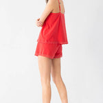 Birdies Short Set in Pima Cotton - EVAMAIA