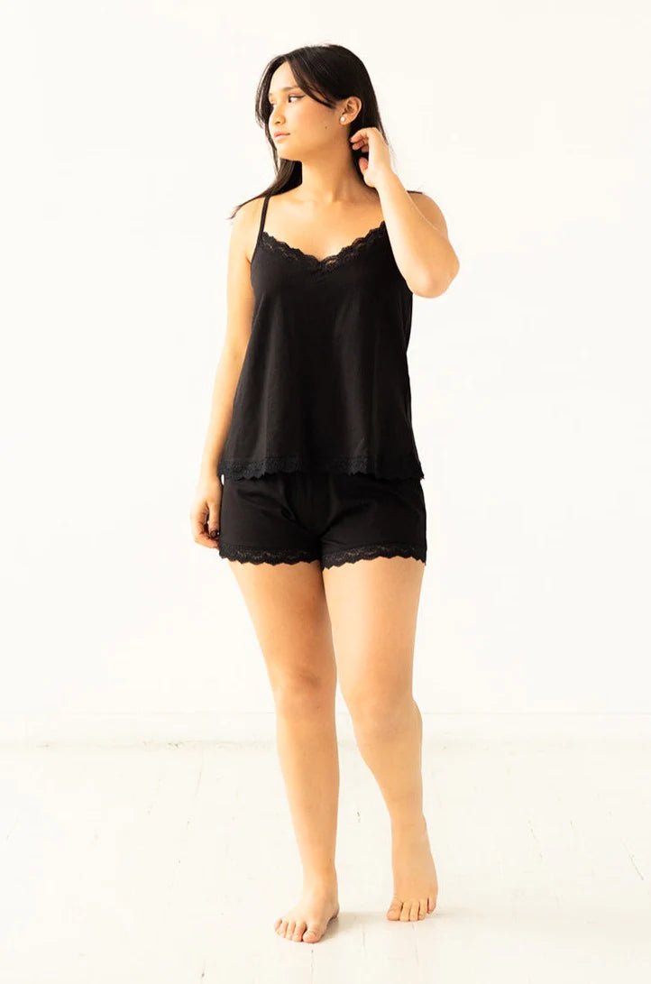 Birdies Short Set in Pima Cotton - EVAMAIA