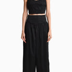 Camille Pants in Black - EVAMAIA