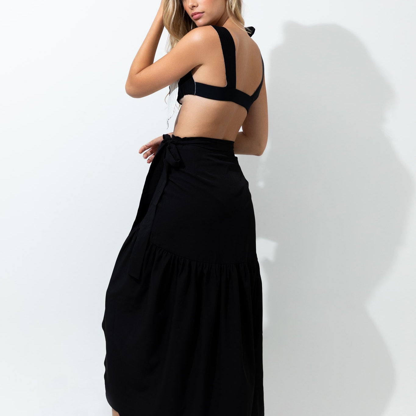 Cartagena Tie Side Skirt - One Size - EVAMAIA