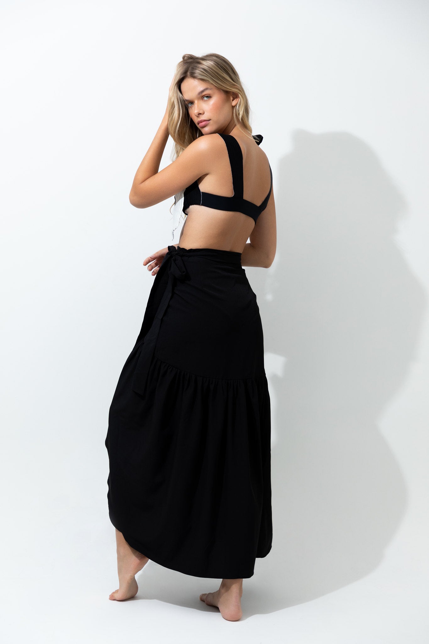 Cartagena Tie Side Skirt - One Size - EVAMAIA