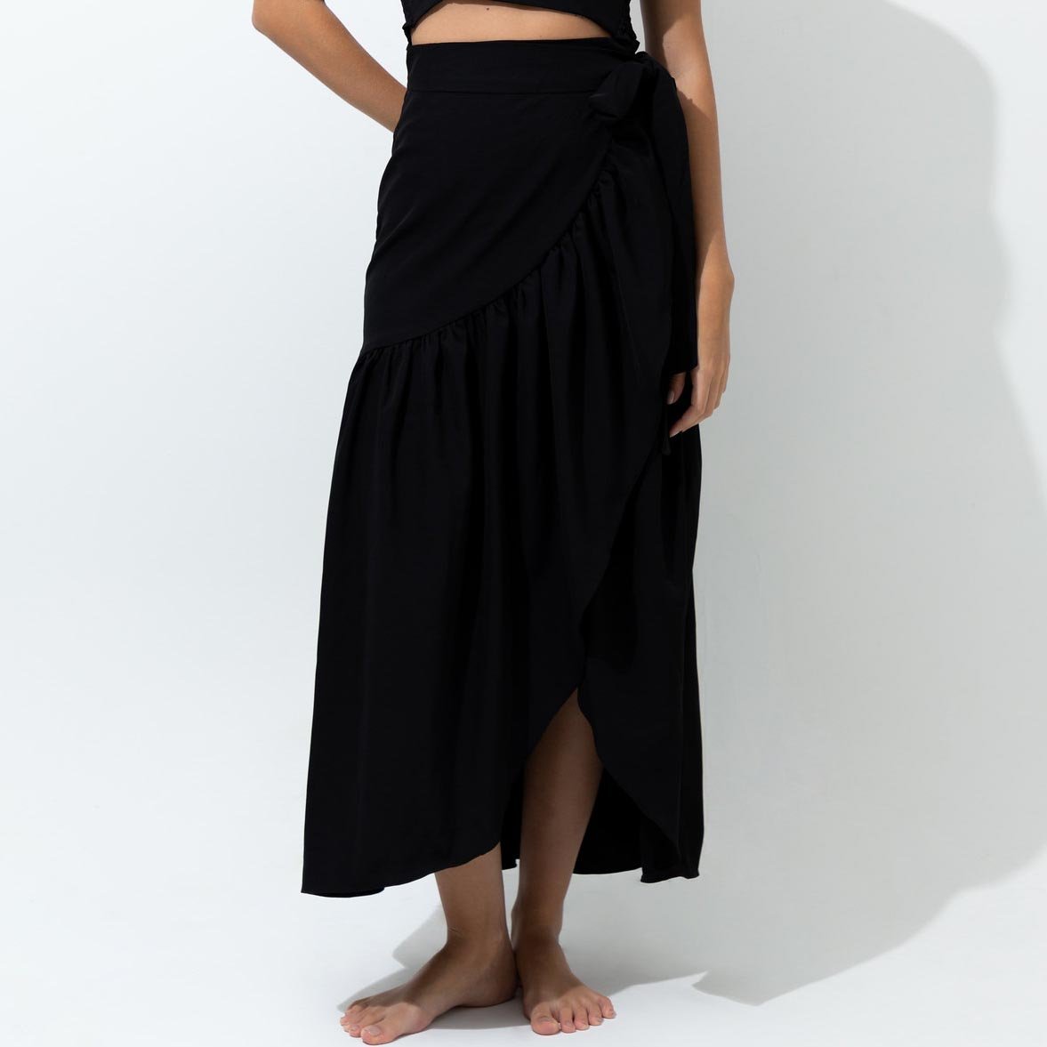 Cartagena Tie Side Skirt - One Size - EVAMAIA