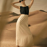 Color Block Side Cutout Dress - EVAMAIA