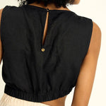 Color Block Side Cutout Dress - EVAMAIA