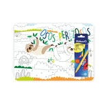 Coloring Placemat & Markers Kit - EVAMAIA