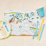 Coloring Placemat & Markers Kit - EVAMAIA