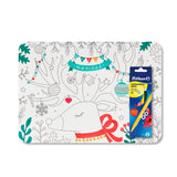 Coloring Placemat & Markers Kit - EVAMAIA