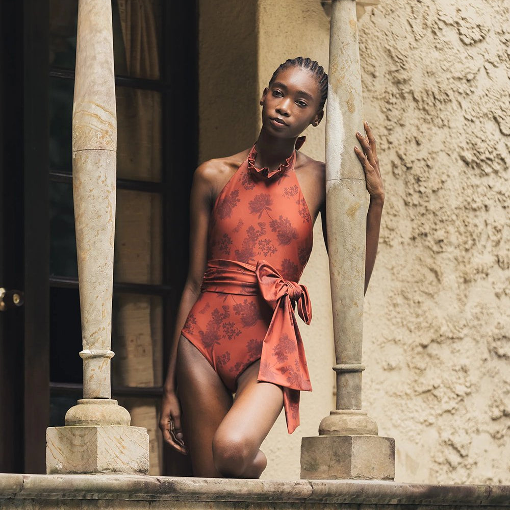 Cosecha de Uva Onepiece Swimsuit - EVAMAIA