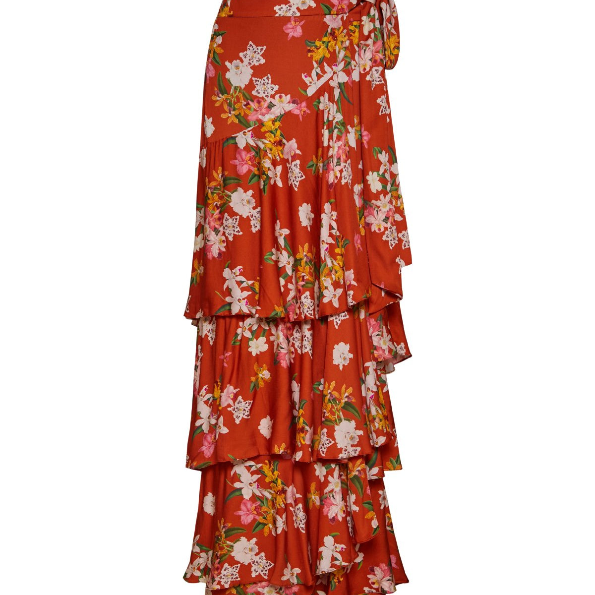Dark Clavel Ankle Skirt - EVAMAIA