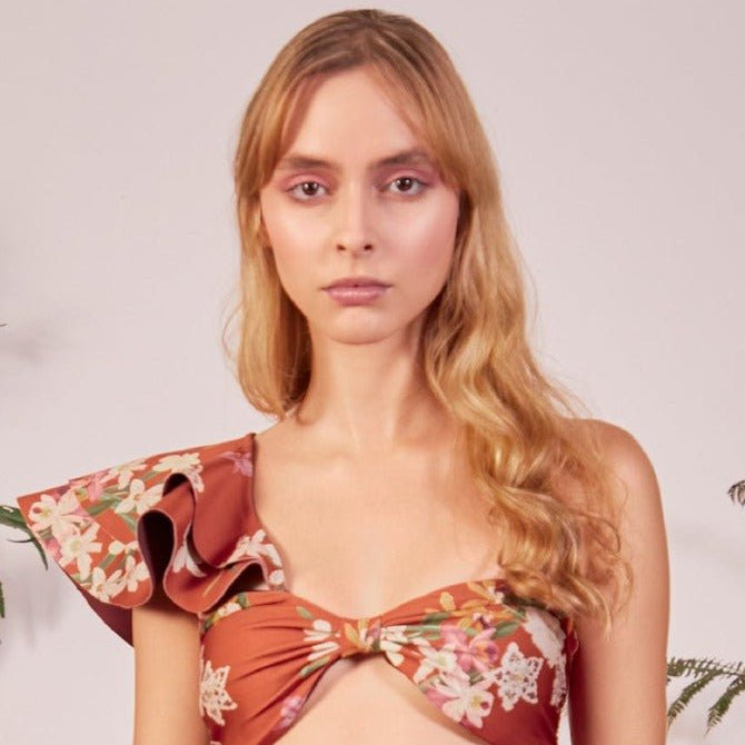 Dark Nuez de Macadamia Bikini Top - EVAMAIA