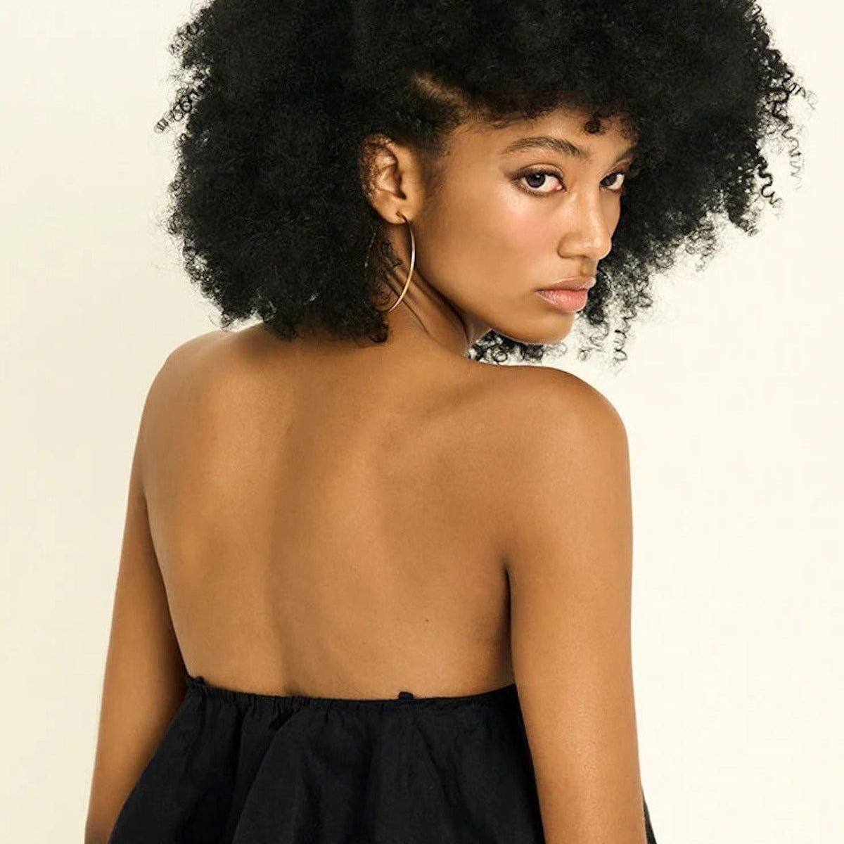 Dune Flounced Crop Top with Internal Underwire Bra - EVAMAIA