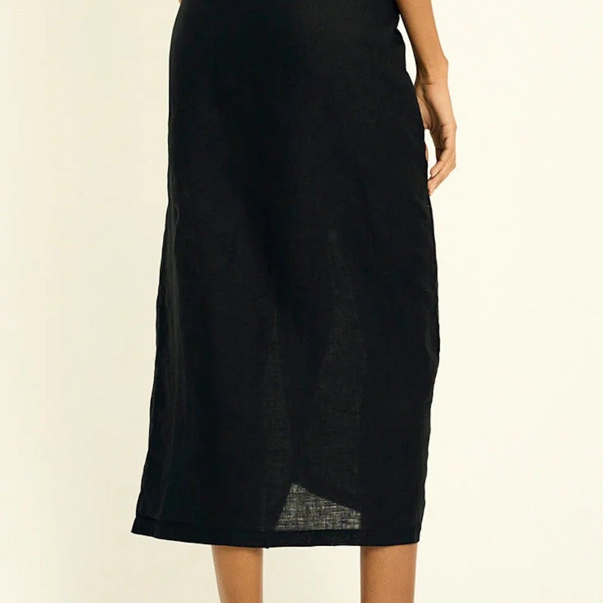 Dune Pareo Skirt with Front Tie Detail - EVAMAIA