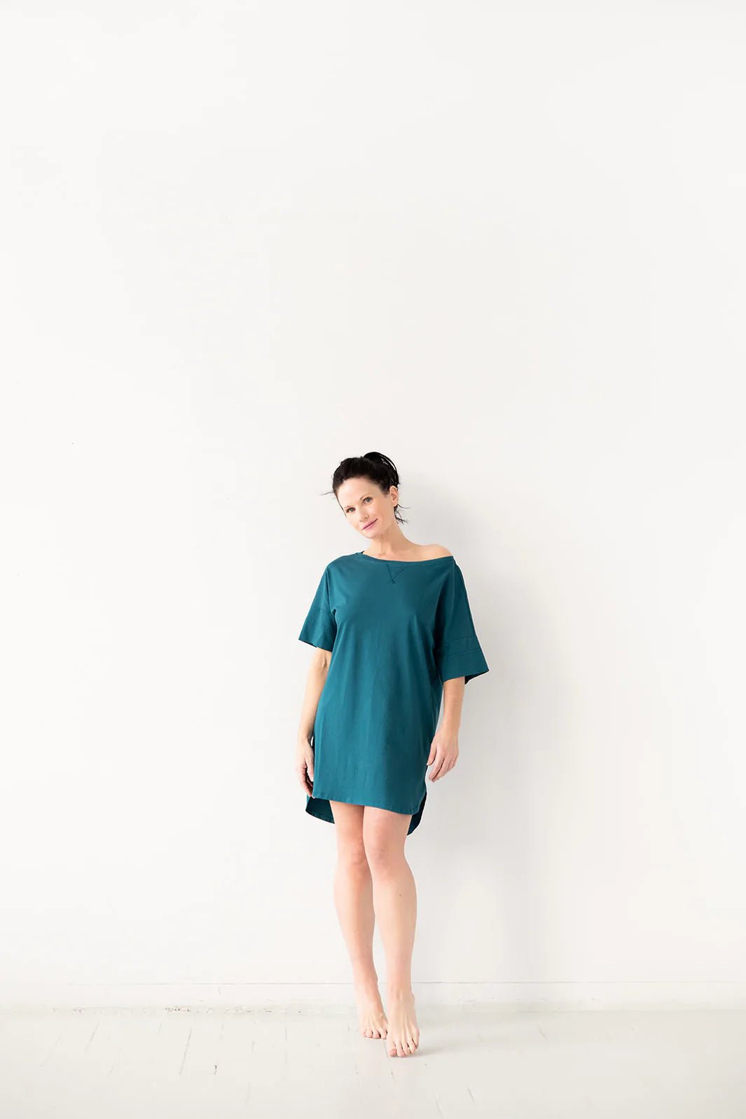 Easy Boatneck Nightshirt - EVAMAIA