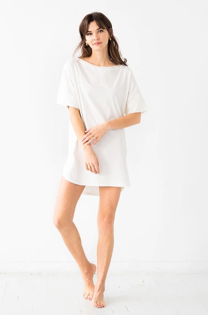 Easy Boatneck Nightshirt - EVAMAIA