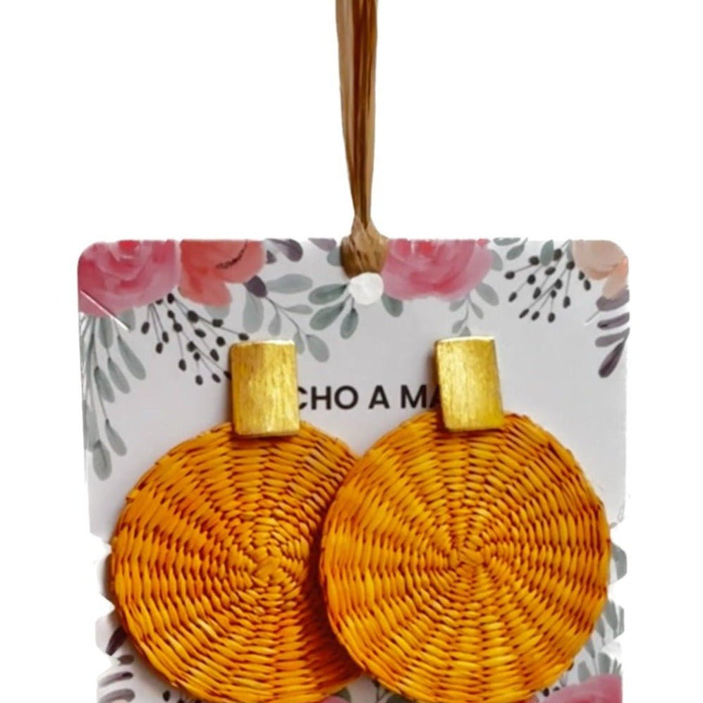 Handmade Iraca Palm Earrings - EVAMAIA