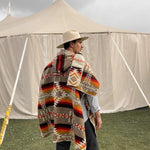 Horizonte Poncho with Hood - EVAMAIA