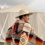 Horizonte Poncho with Hood - EVAMAIA