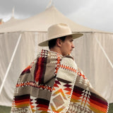 Horizonte Poncho with Hood - EVAMAIA