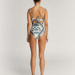 Kim Blue Tumaco One Piece Swimsuit - EVAMAIA