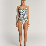 Kim Blue Tumaco One Piece Swimsuit - EVAMAIA