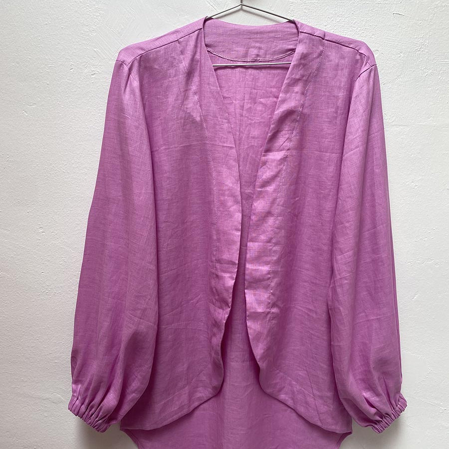 Lila Gown and Shorts