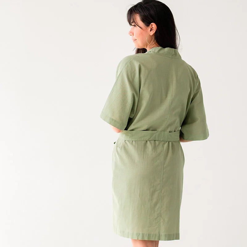 Seagrass Summer Robe Cotton Comfort