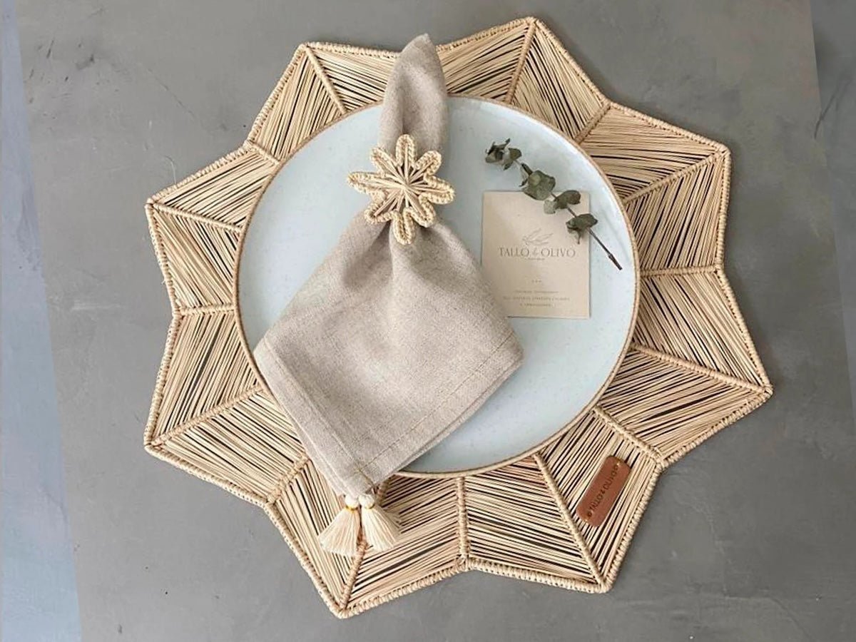 Lotus Placemats - Set of 6 - EVAMAIA