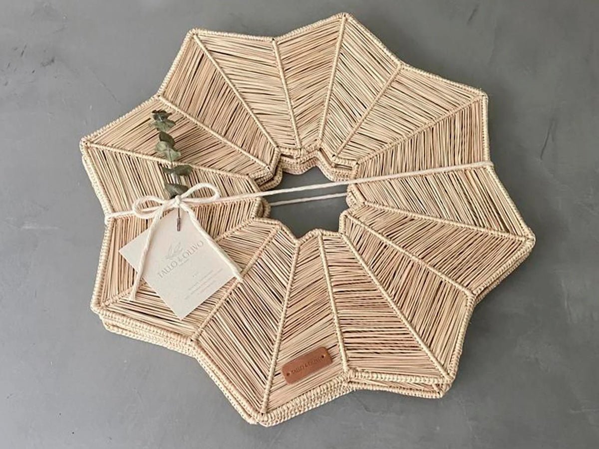 Lotus Placemats - Set of 6 - EVAMAIA